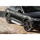 Пороги Подножки для Audi Q5 2017- стиль "Silver"