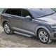 Пороги Подножки для Audi Q7 2015- стиль "Silver"