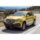 Пороги Подножки для Mercedes-Benz X-Class 2017- стиль "Silver"