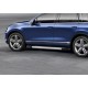 Пороги Подножки для Volkswagen Touareg, R-Line 2015-2018 стиль "Silver"