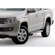 Пороги Подножки для Volkswagen Amarok 2010-2016 стиль "Silver"