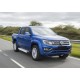 Пороги Подножки для Volkswagen Amarok 2016- стиль "Silver"