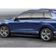 Пороги Подножки для Volkswagen Touareg, R-Line 2015-2018 стиль "Black"