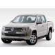 Пороги Подножки для Volkswagen Amarok 2010-2016 стиль "Black"