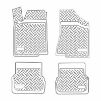 Коврики в салон для Volkswagen Passat B3 (1988-1993) / Volkswagen Passat B4 (1993-1997)