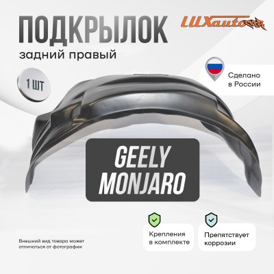 Подкрылок GEELY Monjaro I 2022- (задний правый) / Джили Монжаро